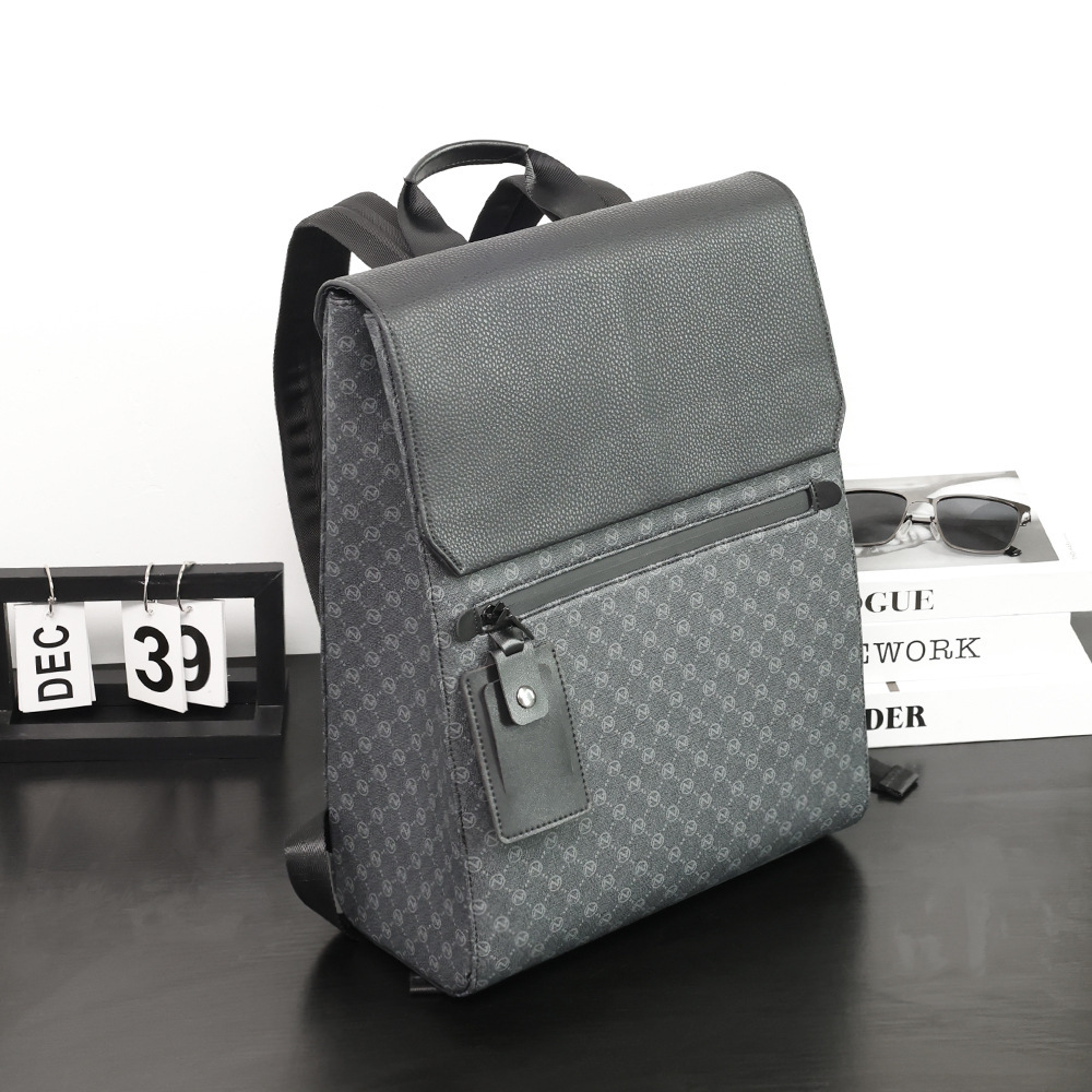 남성 가죽 백팩