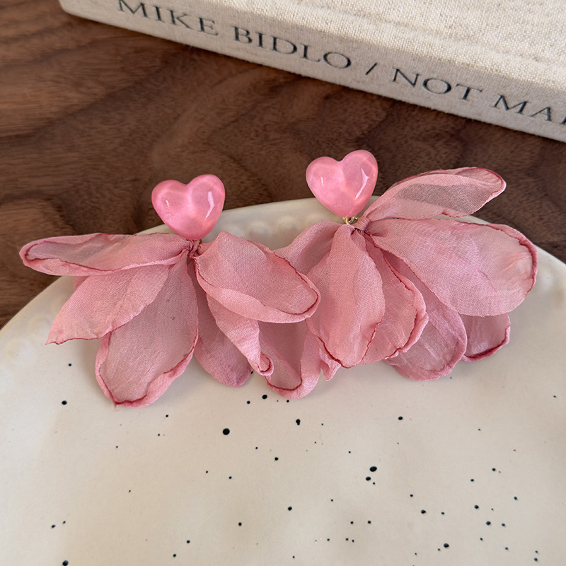 Серьги-Лепестки Сердца