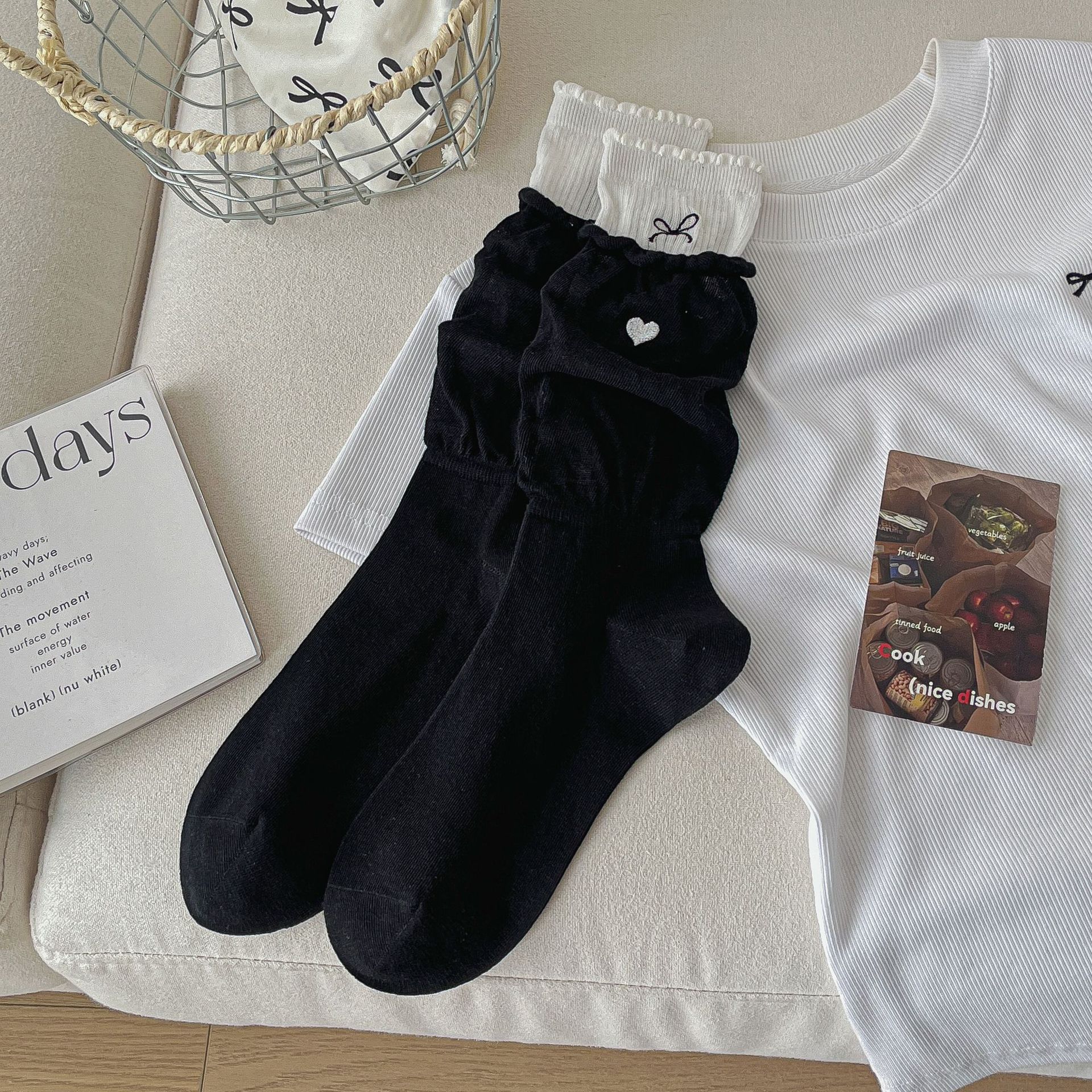 Meias Ballet Scrunch Feminina