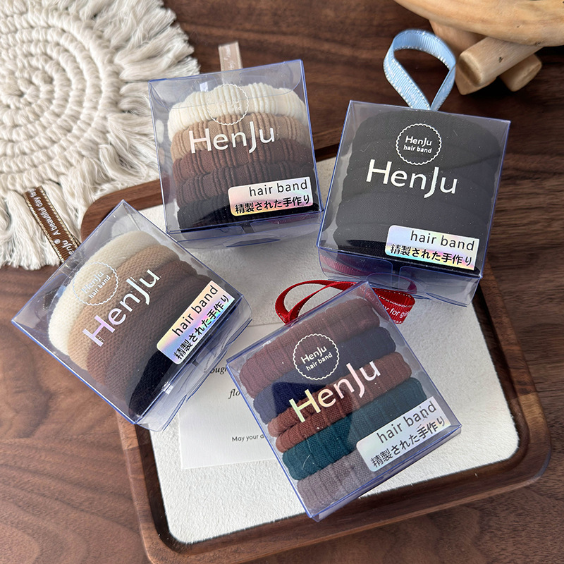 Bezešvé elastické gumičky do vlasů