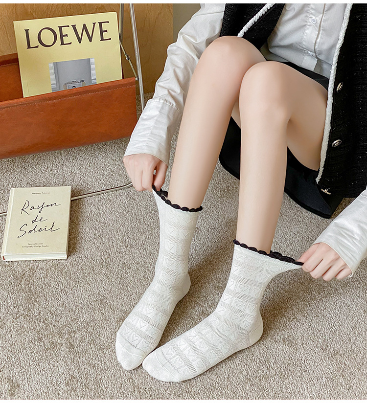 Meias 3/4 Coração para Mulher