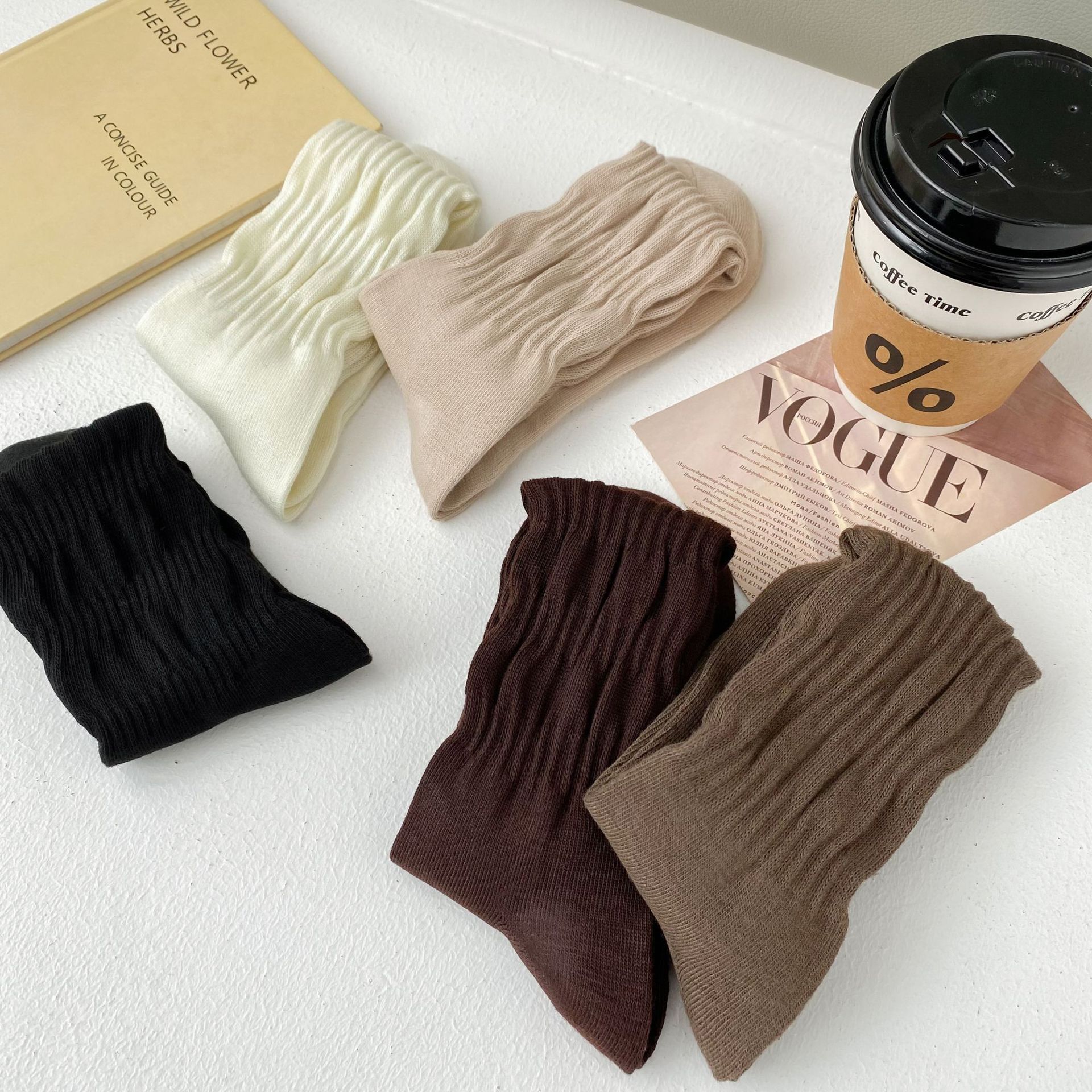 Meias de Algodão Meia Canela