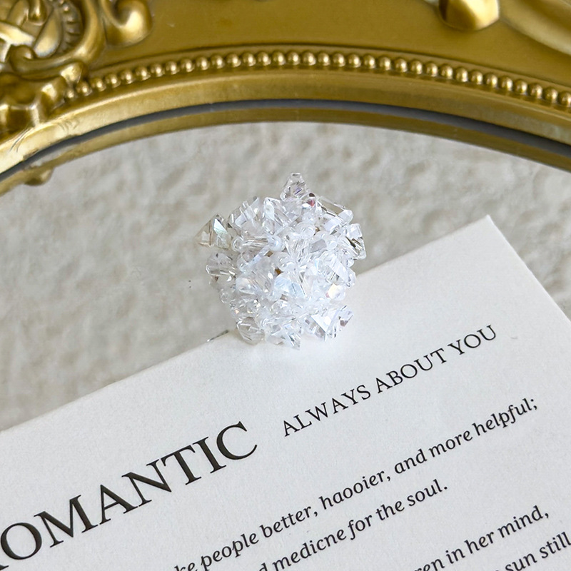 Adornos de Zapatos de Flor de Cristal