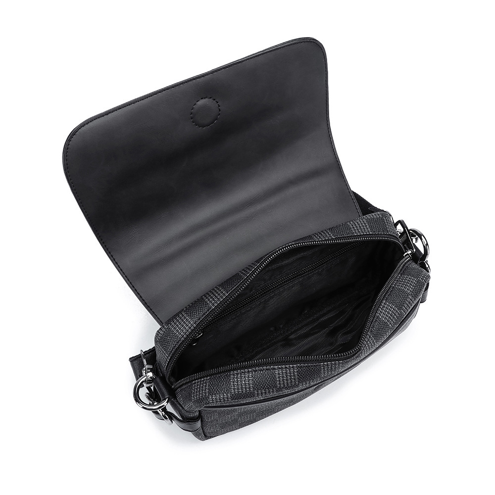 Ruitpatroon PU Schoudertas