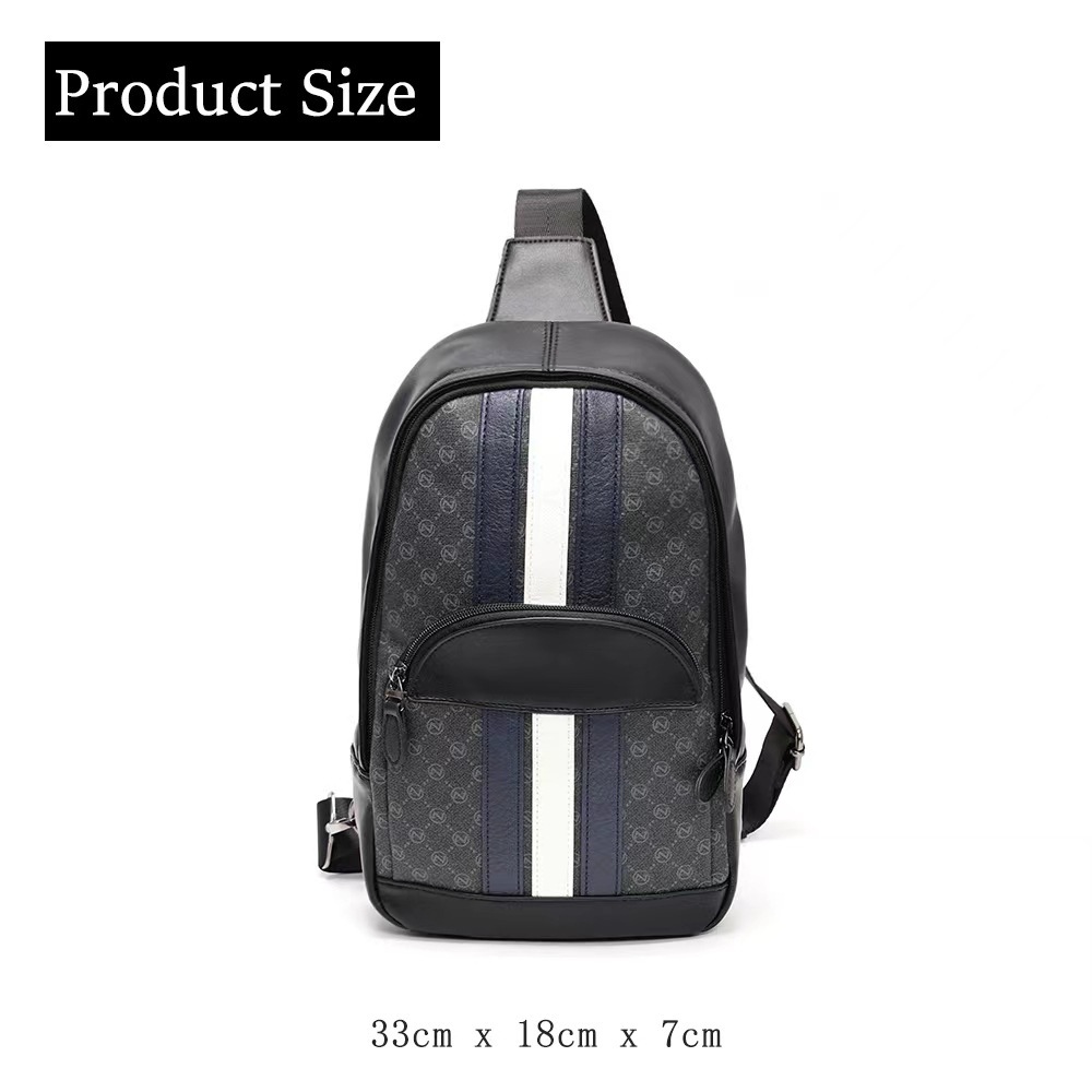 Borsa a tracolla uomo plaid