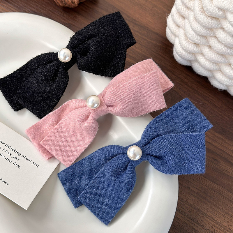 Spinka do Włosów z Perłową Kokardą