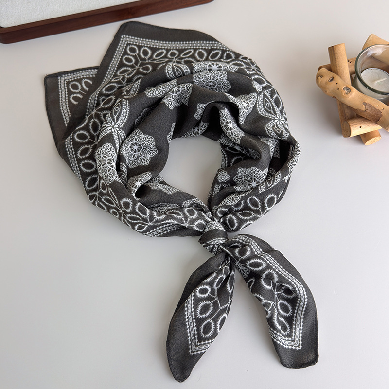 Geometrisches Quadratisches Tuch für Frauen