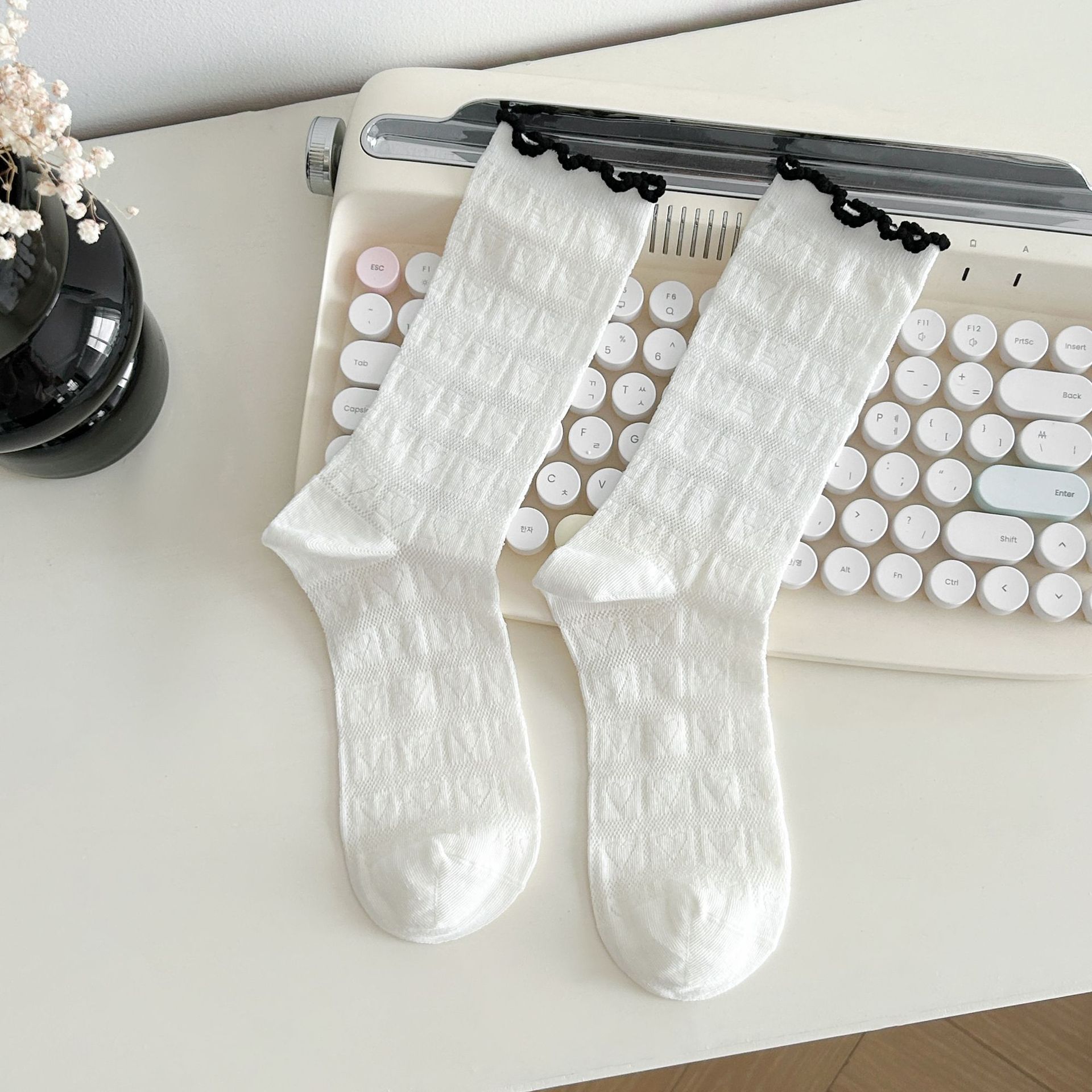 Meias Slouch de Malha