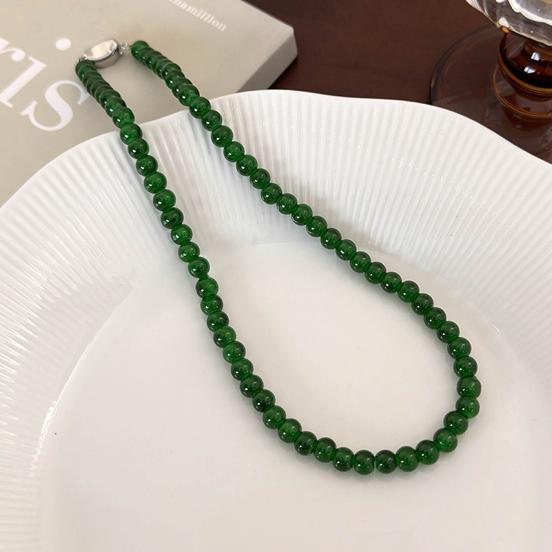 Green Beaded Necklace
