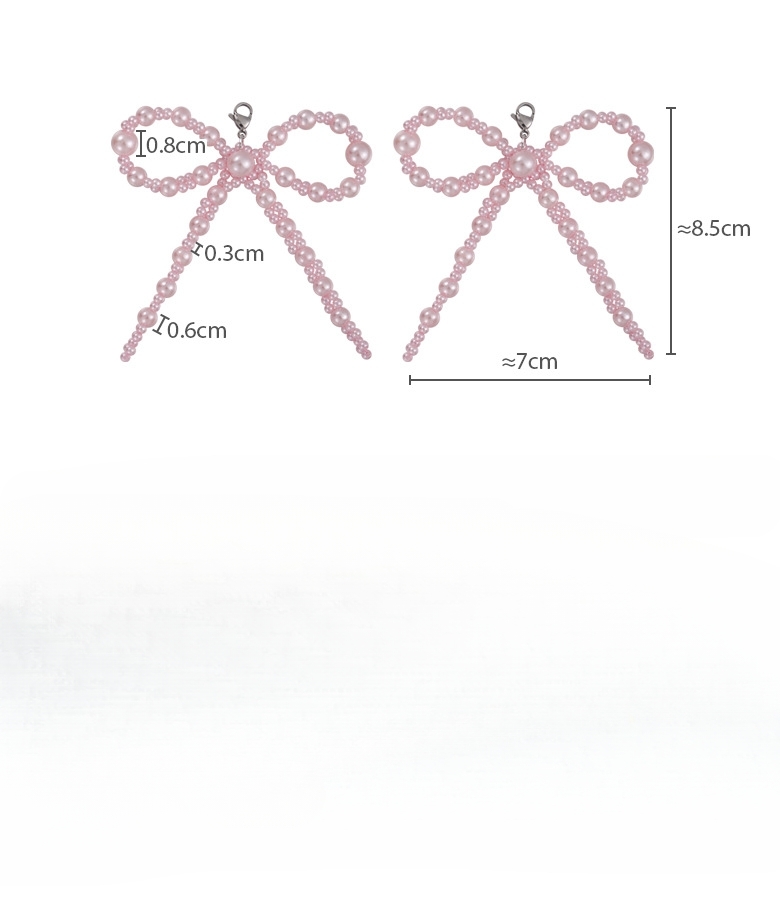 Пряжка для Обуви с Жемчужным Бантом