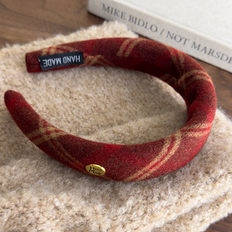 Banda para el Cabello a Cuadros