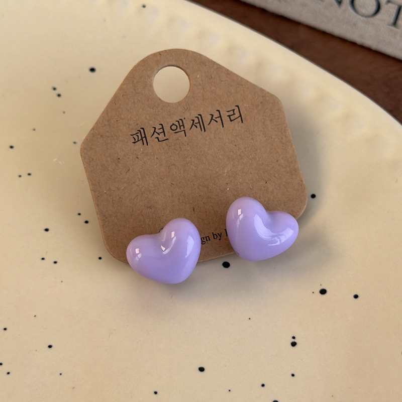 하트 모양 귀걸이