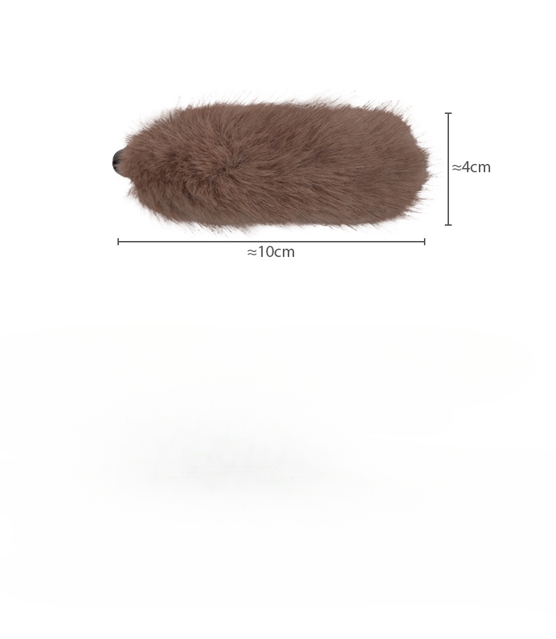 Miękka Pluszowa Spinka do Włosów Banan