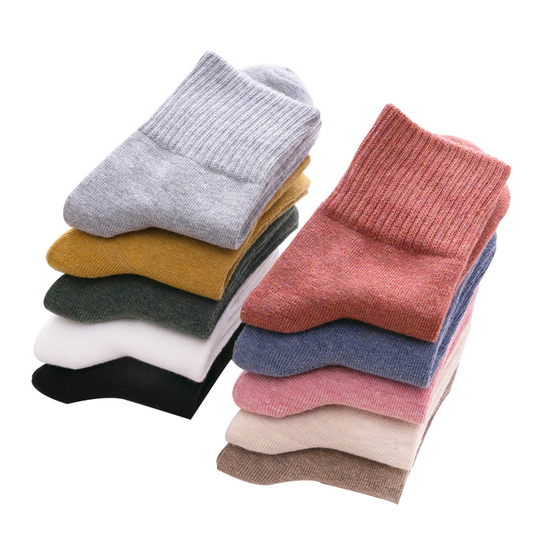 Meias de Algodão Meia Cano para Mulher