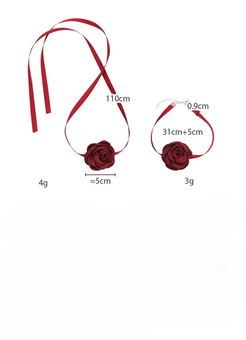 Gargantilha com Flor