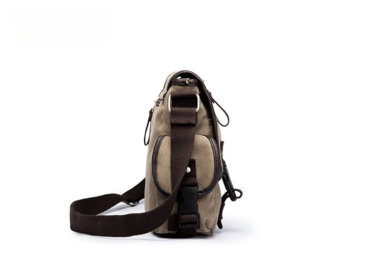 メンズキャンバスメッセンジャーバッグ