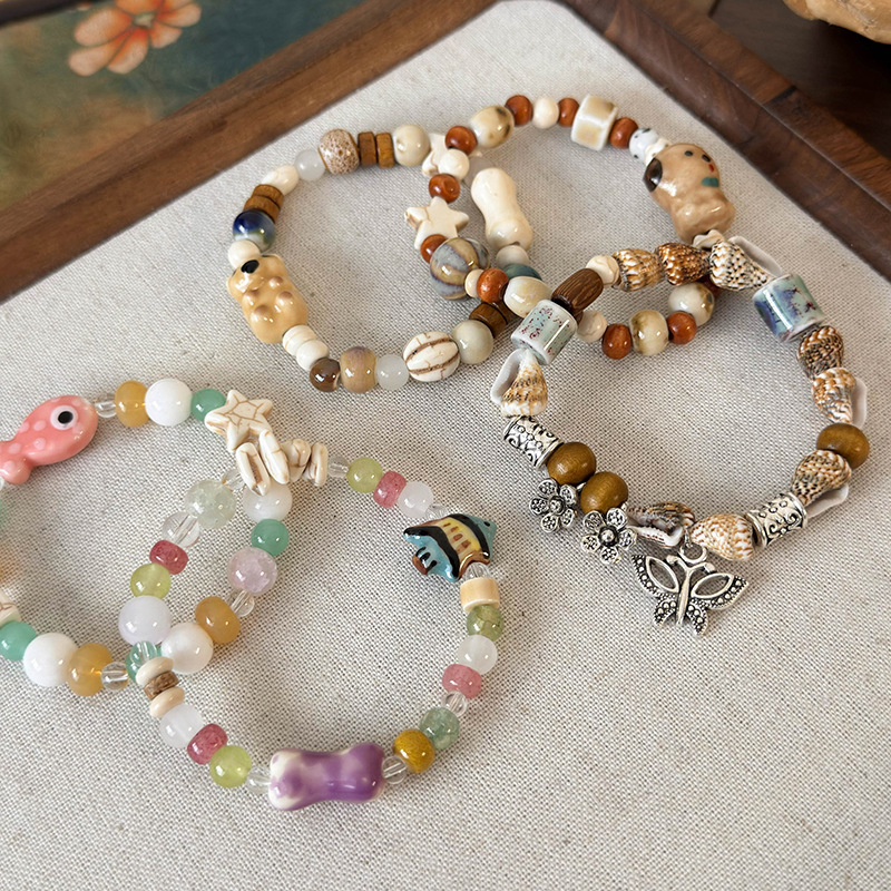 سوار خرز حيوانات بحليات سيراميك