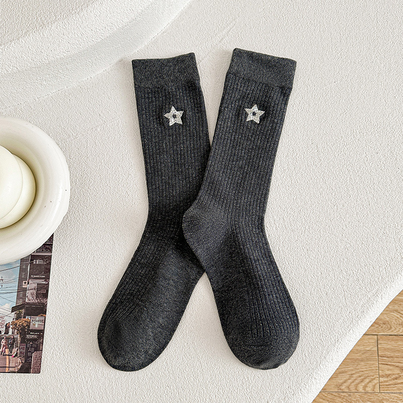 Meias Femininas Cano Médio Empilháveis