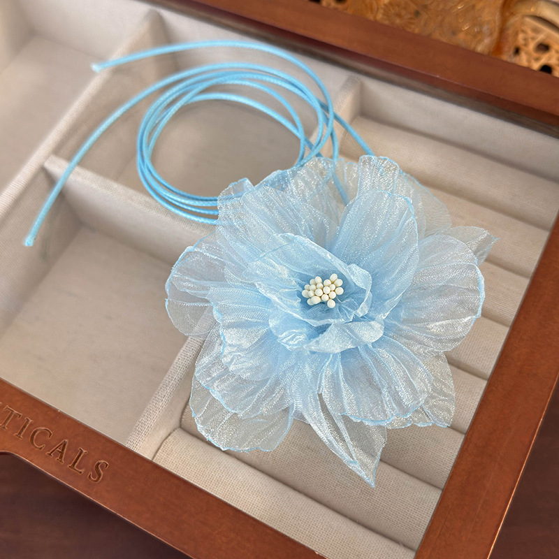 Bloemen Choker Ketting