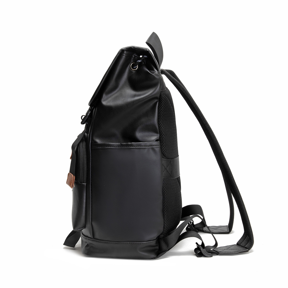 컬러 블록 대용량 노트북 백팩