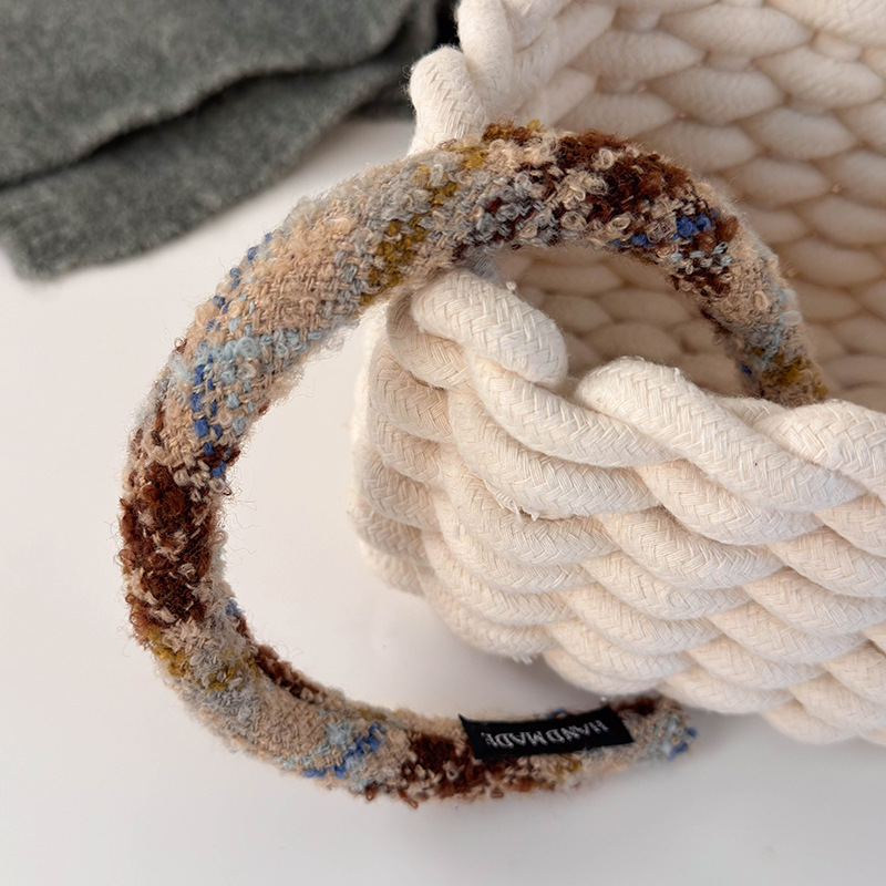 Cinta para el Cabello de Punto de Felpa