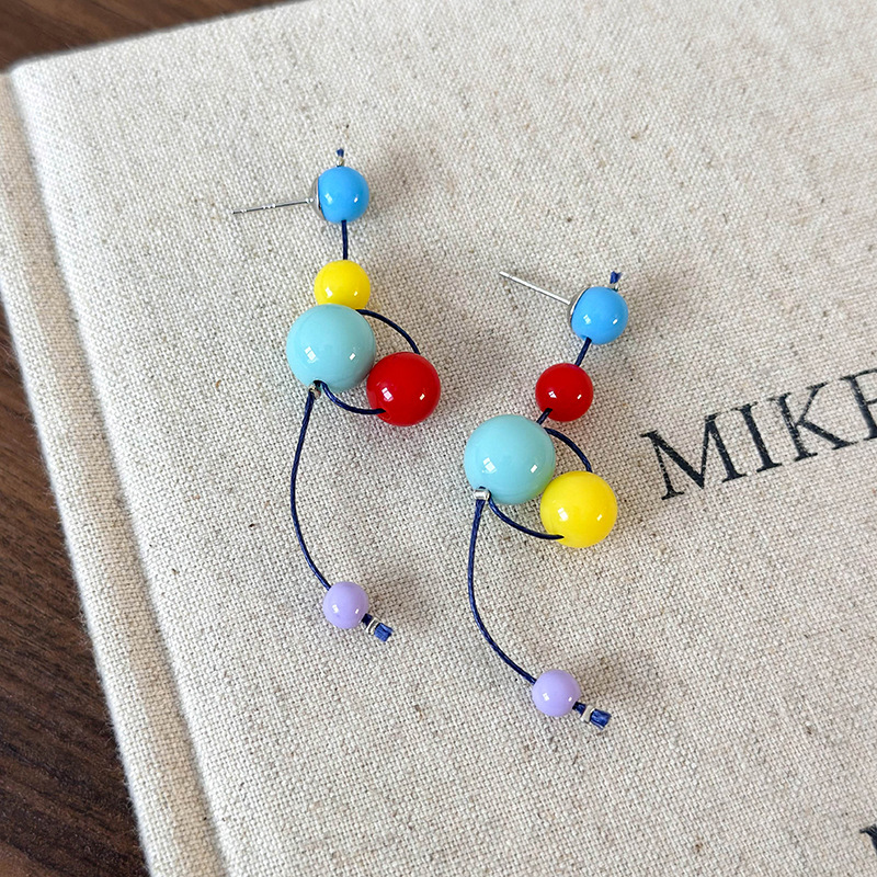 Pryskyřičné Kuličkové Náušnice