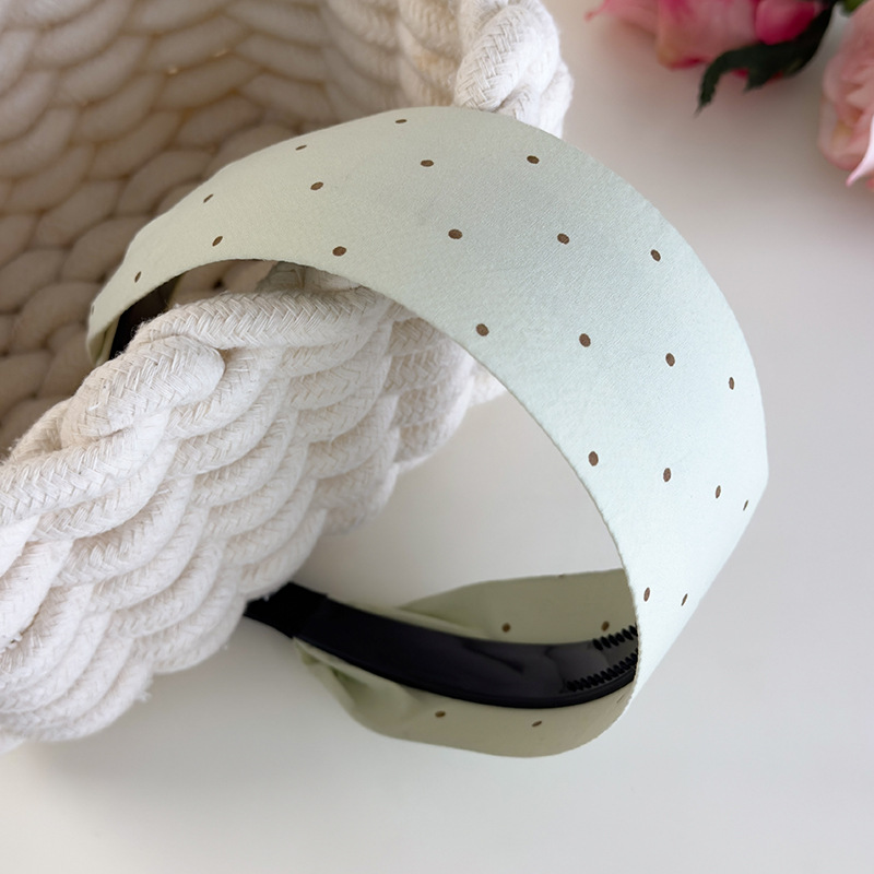 Bandă pentru Păr din Material Textil Lată cu Puncte