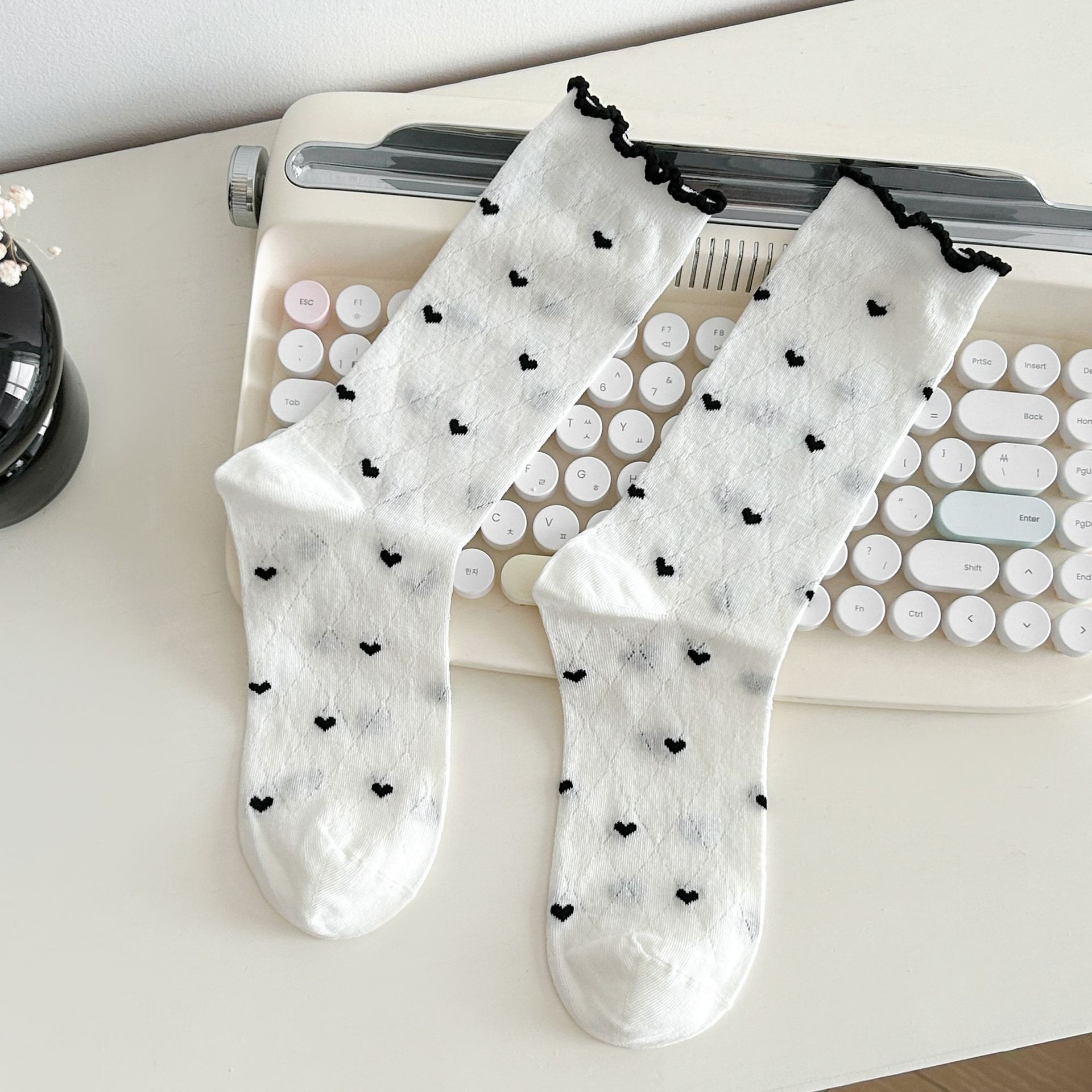 Meias Slouch de Malha