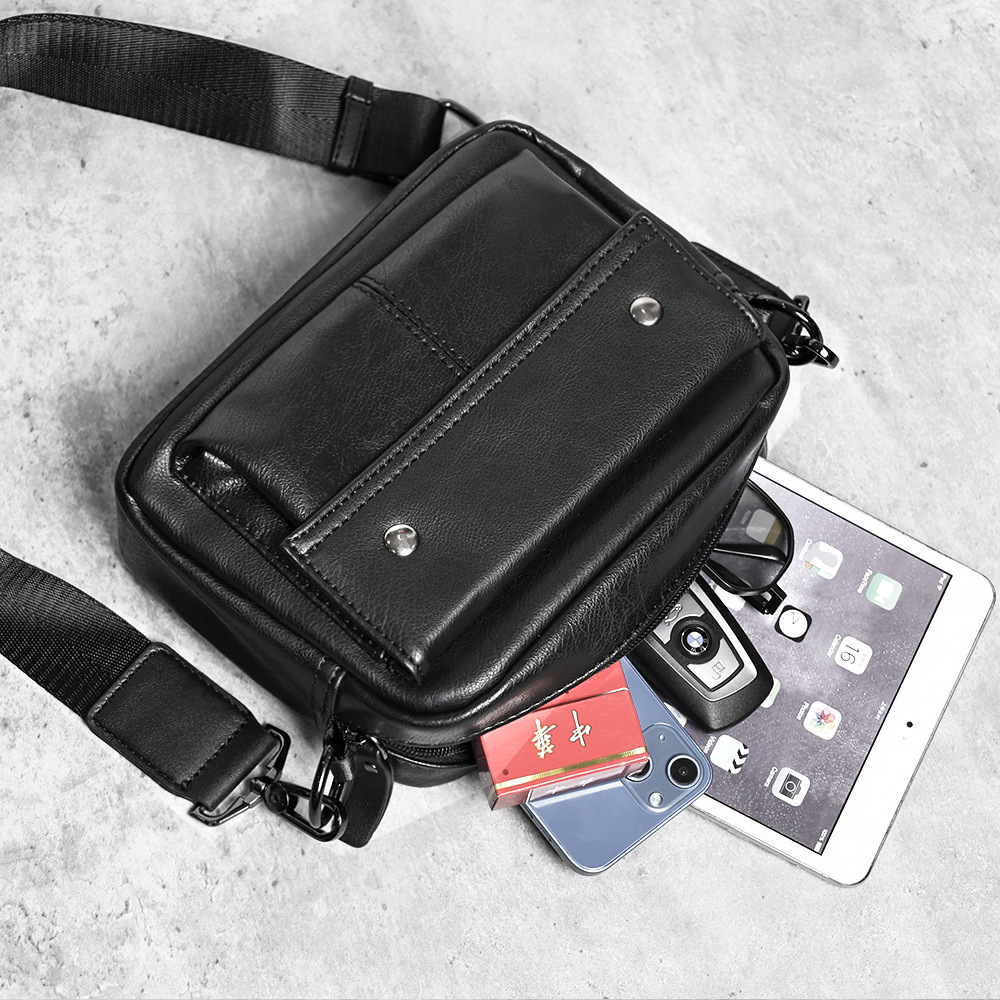 メンズ ミニマリスト クロスボディバッグ