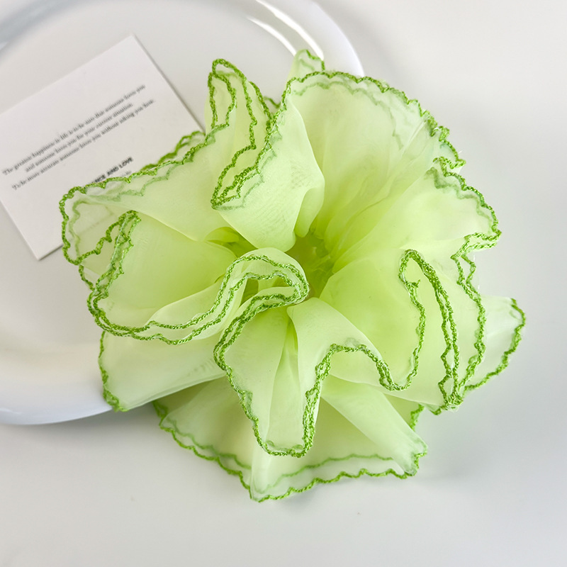 オーガンザプリーツスクランチー