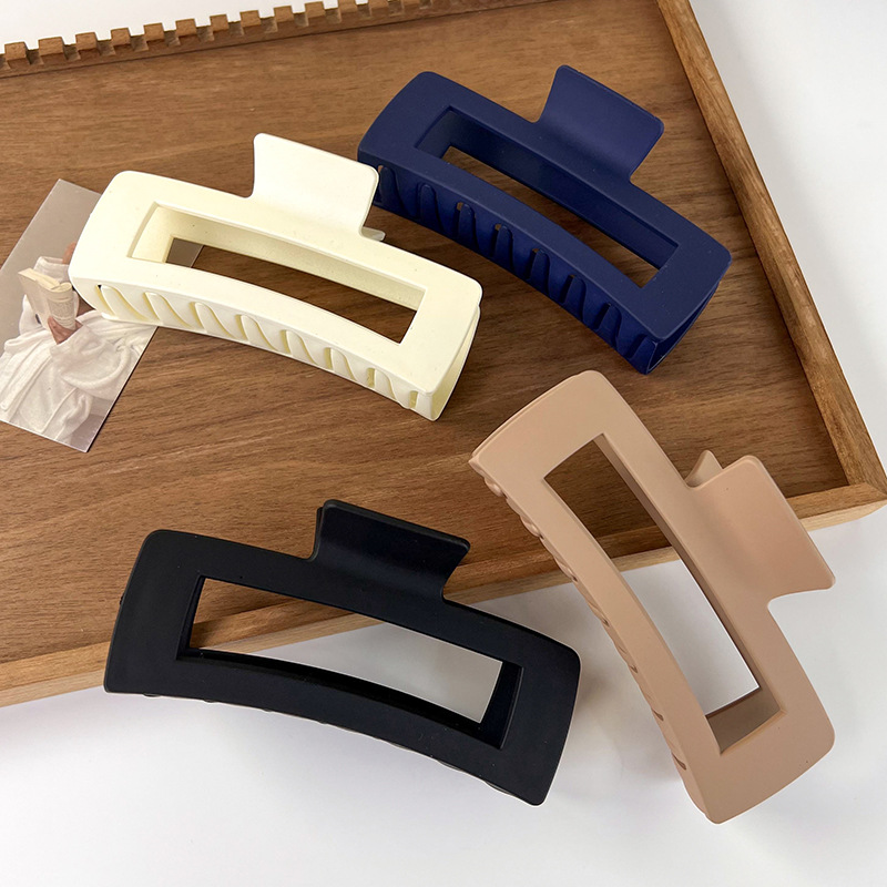 Agrafă Mare Pătrată Mată pentru Păr