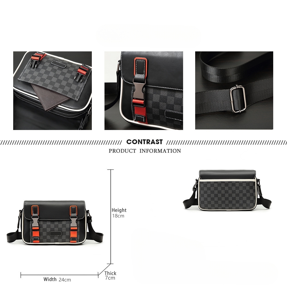 Tas Selempang Pria Patchwork