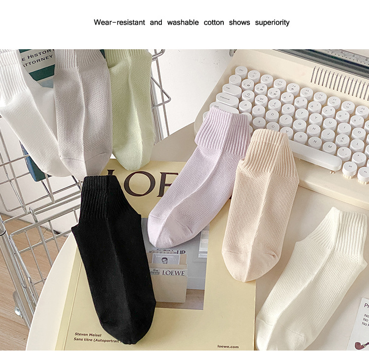 جوارب نسائية قطن شبكة صيف