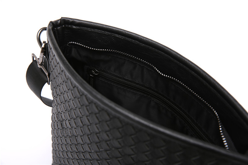 남성 핸드웨븐 크로스바디 백