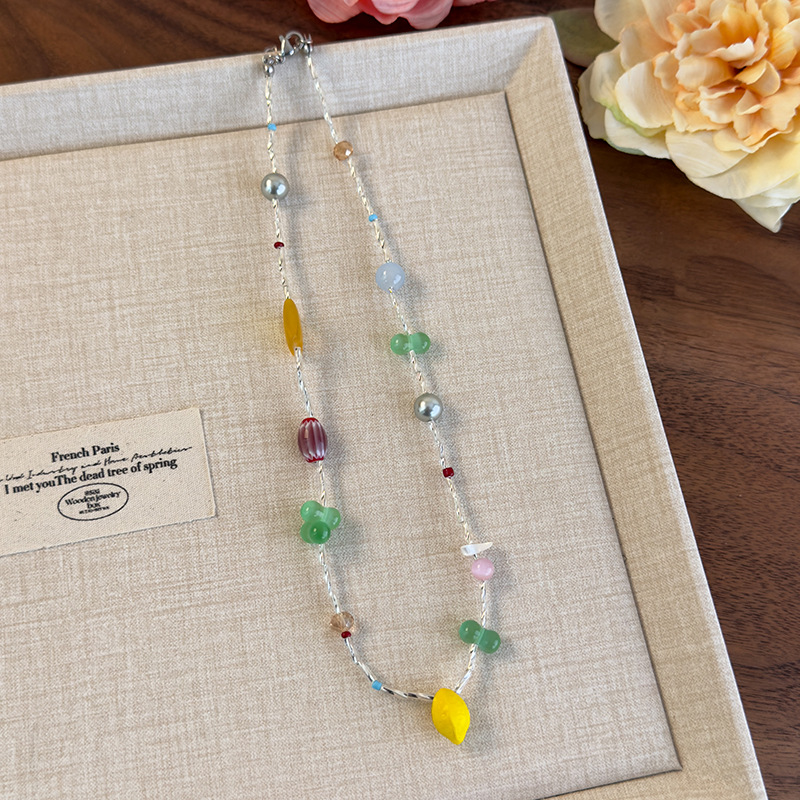 Намисто Лимон з Намистинами