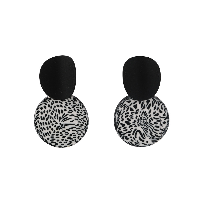 추상 기하학 귀걸이