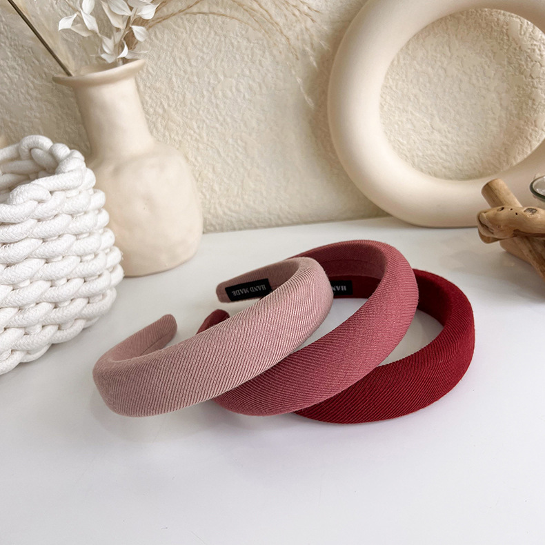 Cinta para Cabello de Esponja Rosa Suave