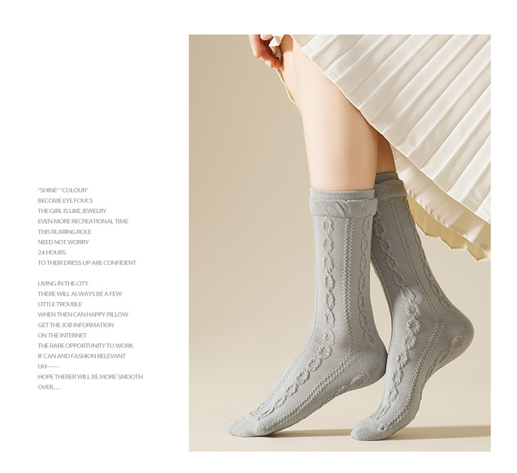 Meias Femininas de Meia Perna