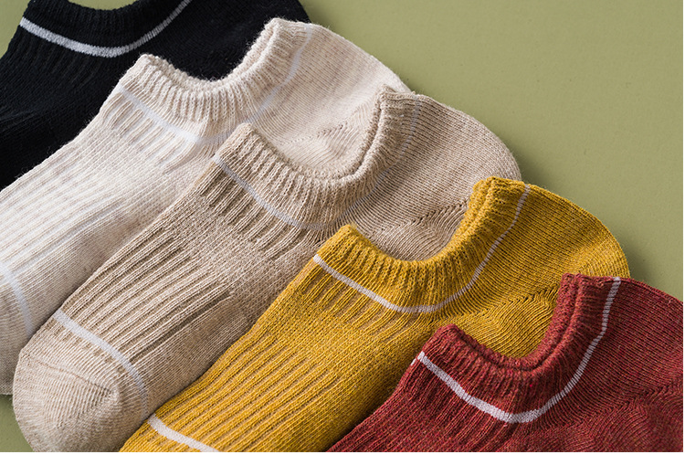 Women's No-Show Cotton Socks