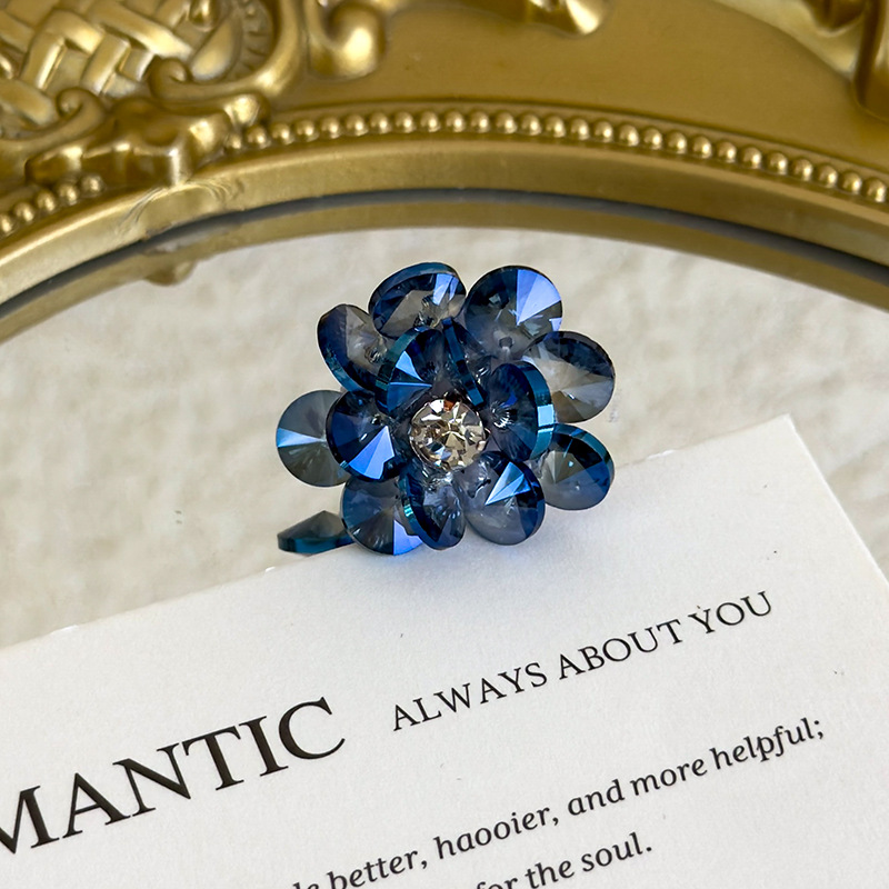 Adornos de Zapatos de Flor de Cristal