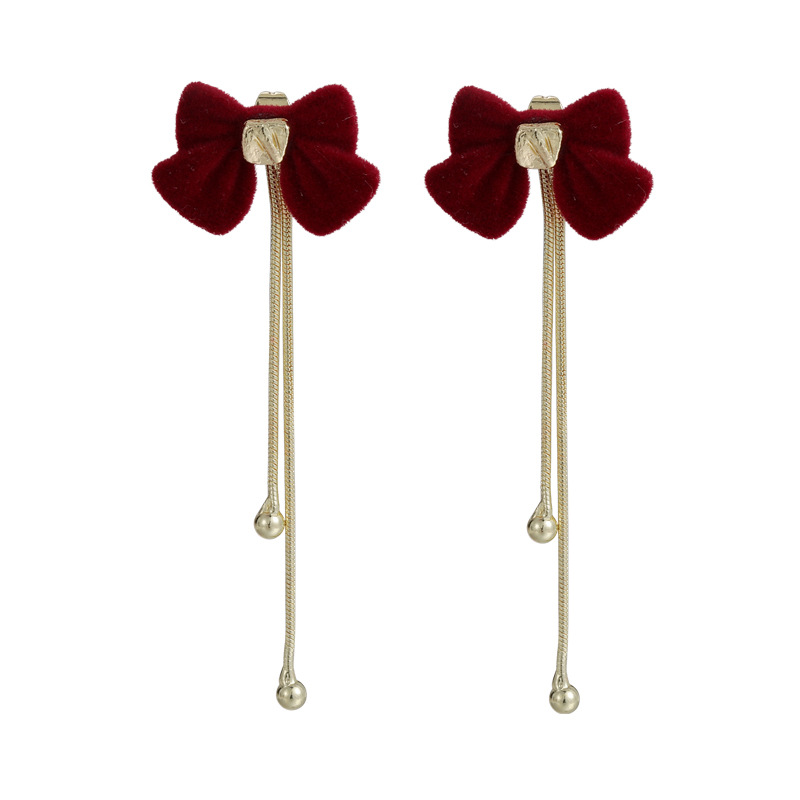 Flocked Floral Earrings