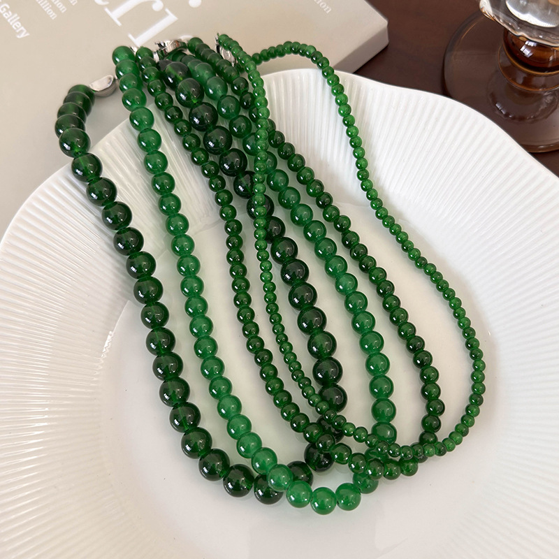 Green Beaded Necklace