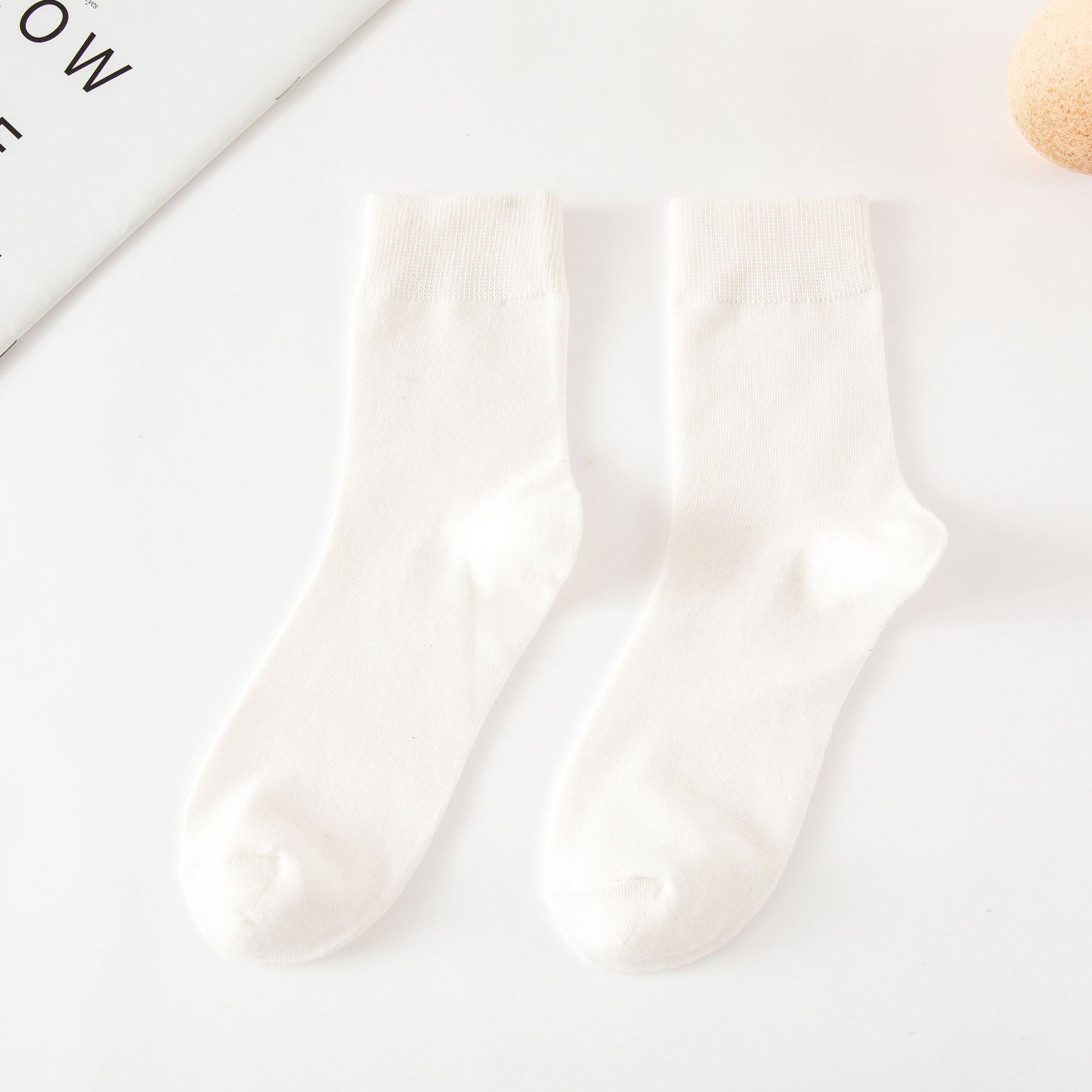 Meias de Algodão Meia-Altura