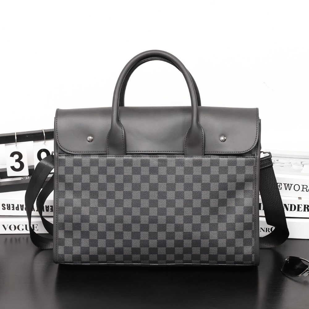 حقيبة يد رجالية كلاسيكية مربعة