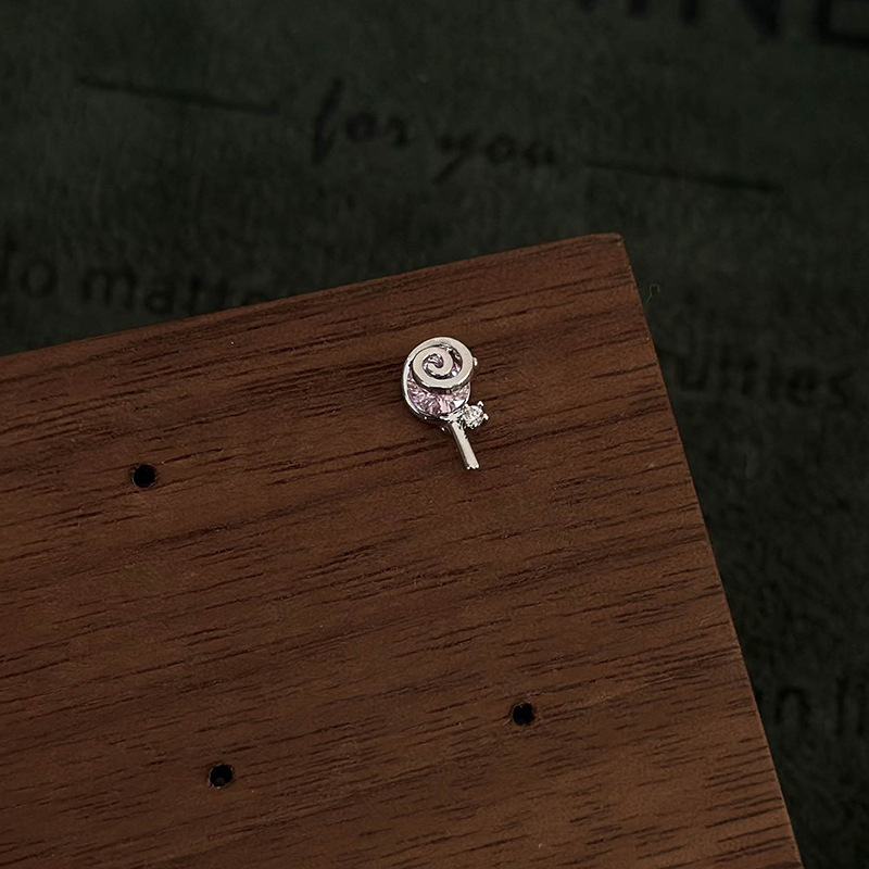 싱글 이어링 마이크로셋 지르코니아