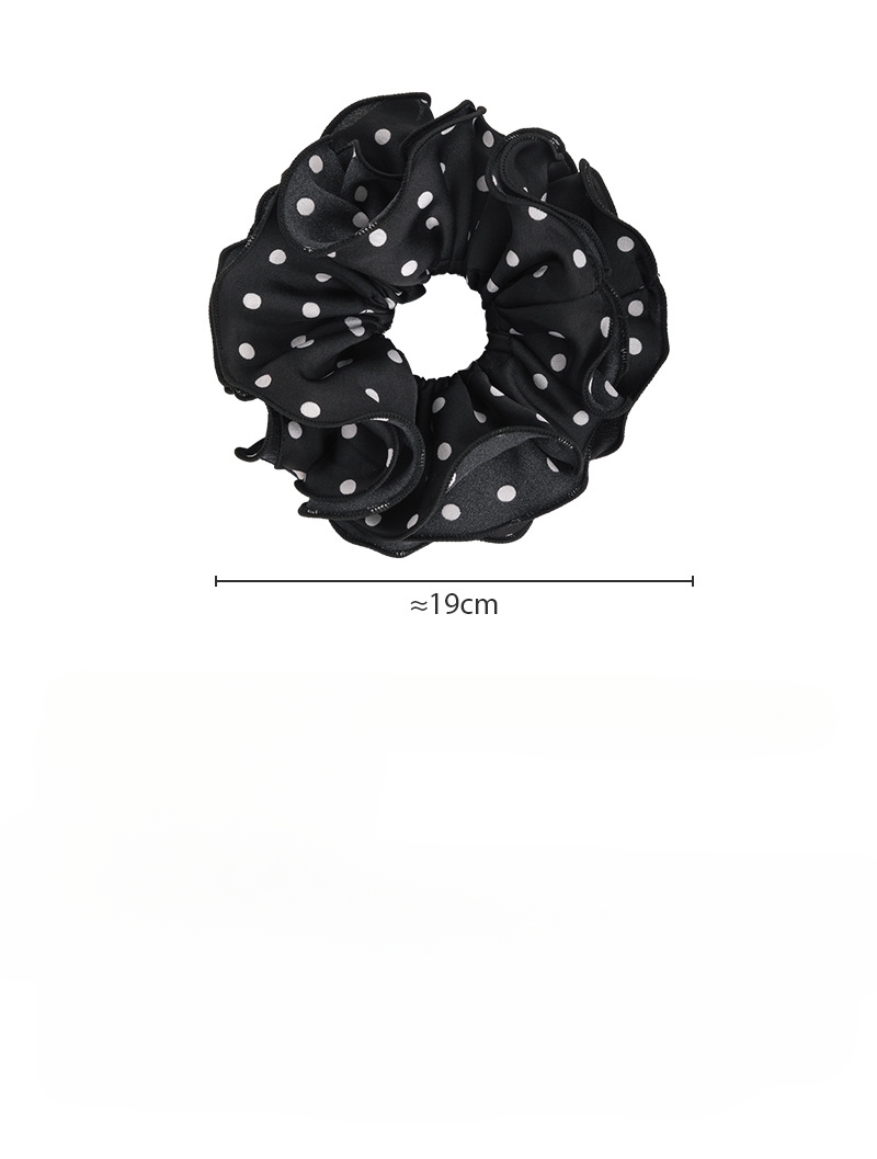 Czterowarstwowa Scrunchie w Kropki