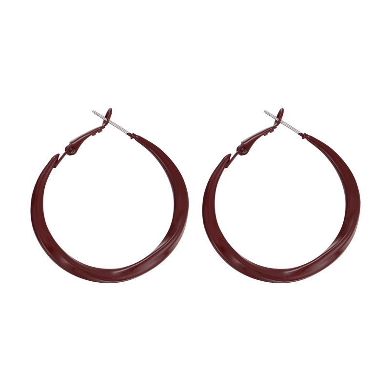 Геометрические серьги-кольца