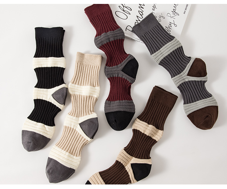 Meias de Algodão Meia-Canela