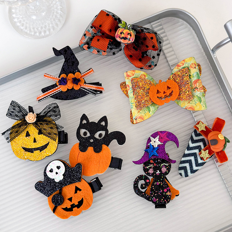 Spinki do Włosów na Halloween dla Dziewczynek