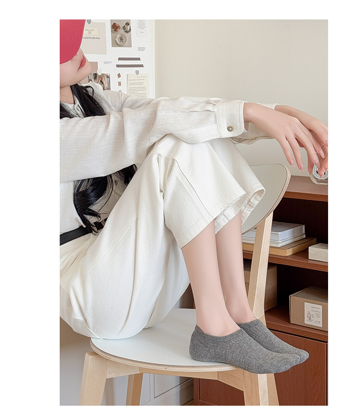 جوارب نسائية غير مرئية من القطن